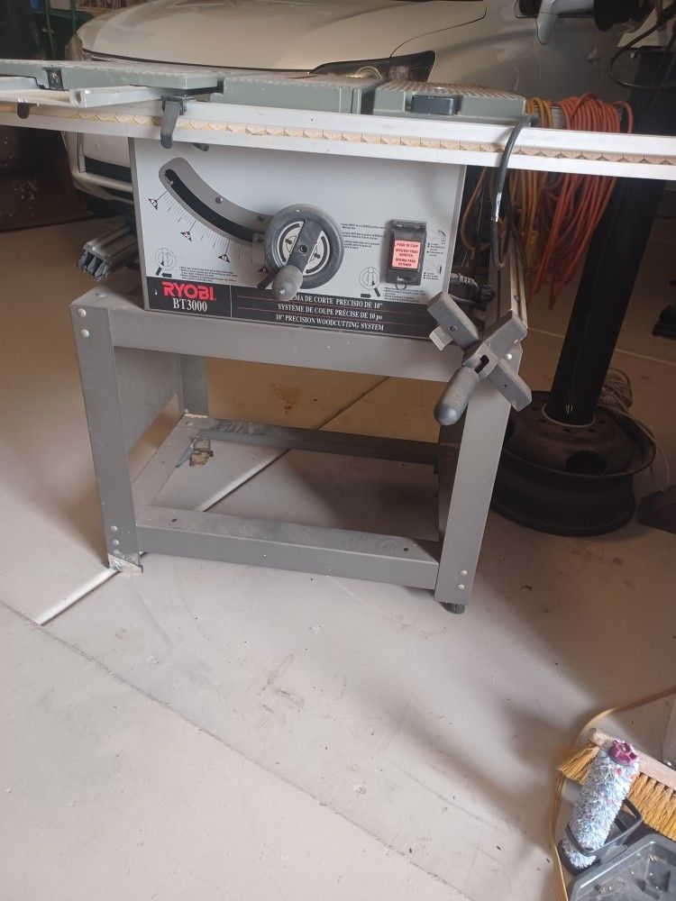 Ryobi BT 3000 10in Table Saw