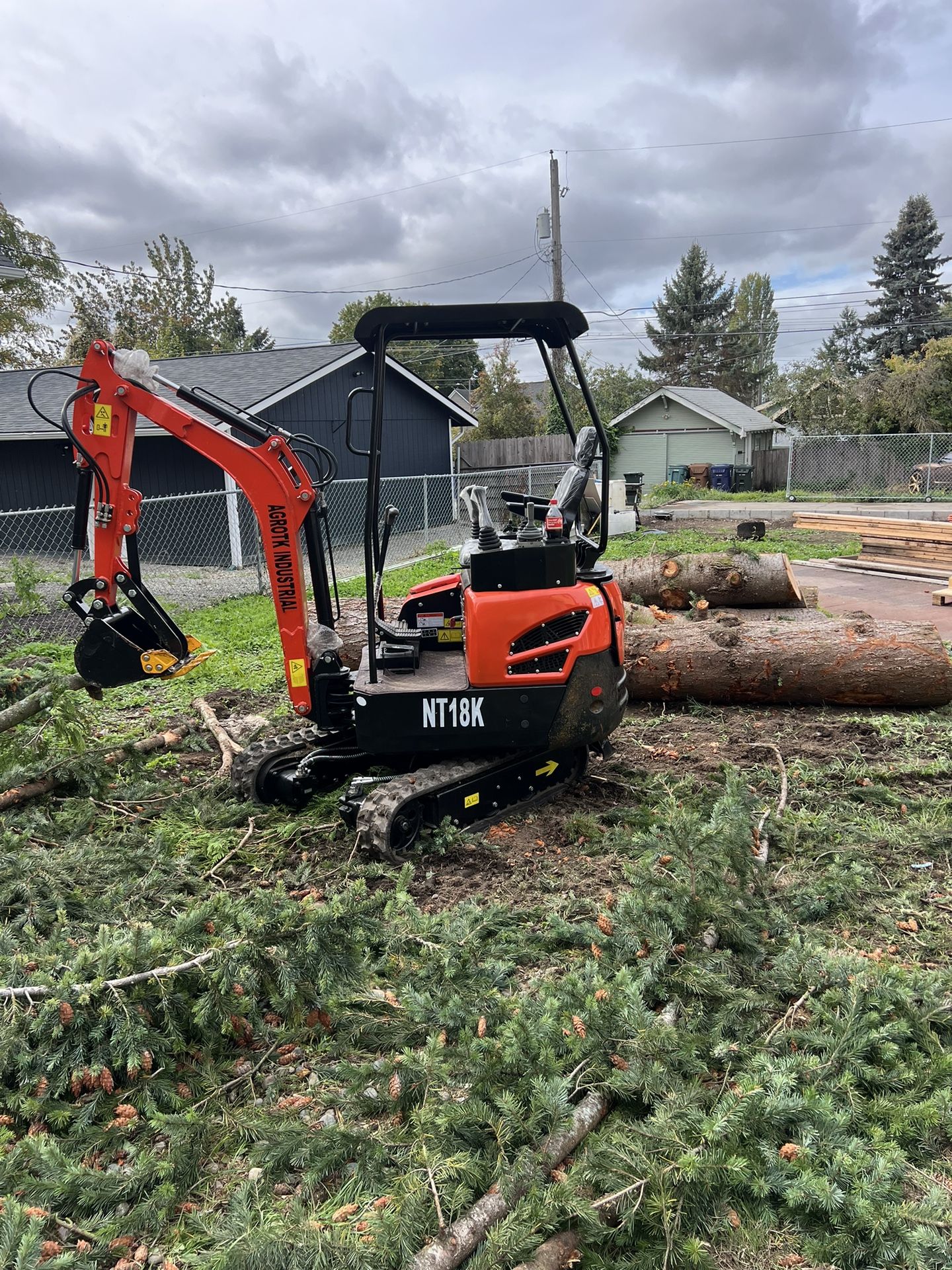 NT18K Mini Excavator, KUBOTA Diesel Engine