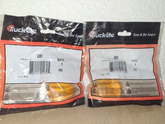 (2) Truck-Lite 30206Y Yellow Round Marker Clearance Light  30 Series 