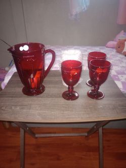 Jar and cups