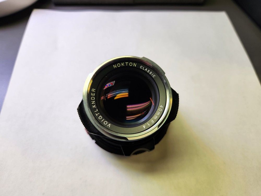 Voigtlander Nokton Classic 40mm F1.4 With Voigtlander VM-E Sony Close Focus Adapter
