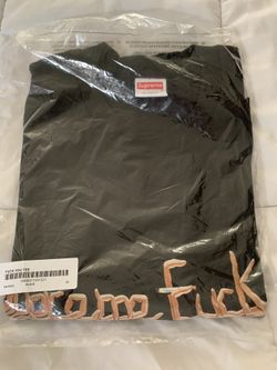 Supreme F*** You Black T-shirt (NWT)