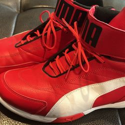 Scuderia Ferrari x Puma Kart Cat Mid 3 High 'Rosso Corsa Men’s Size 10.5