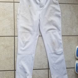 Rawlings Youth White Large Long Baseball Pants