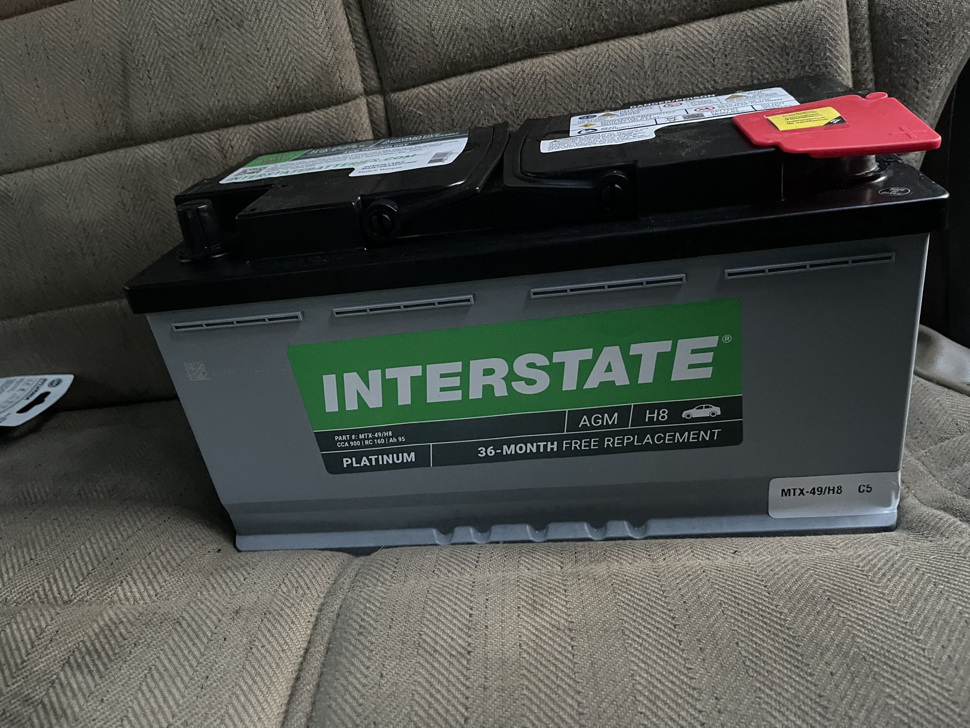 Brand New Never Used Interstate Battery