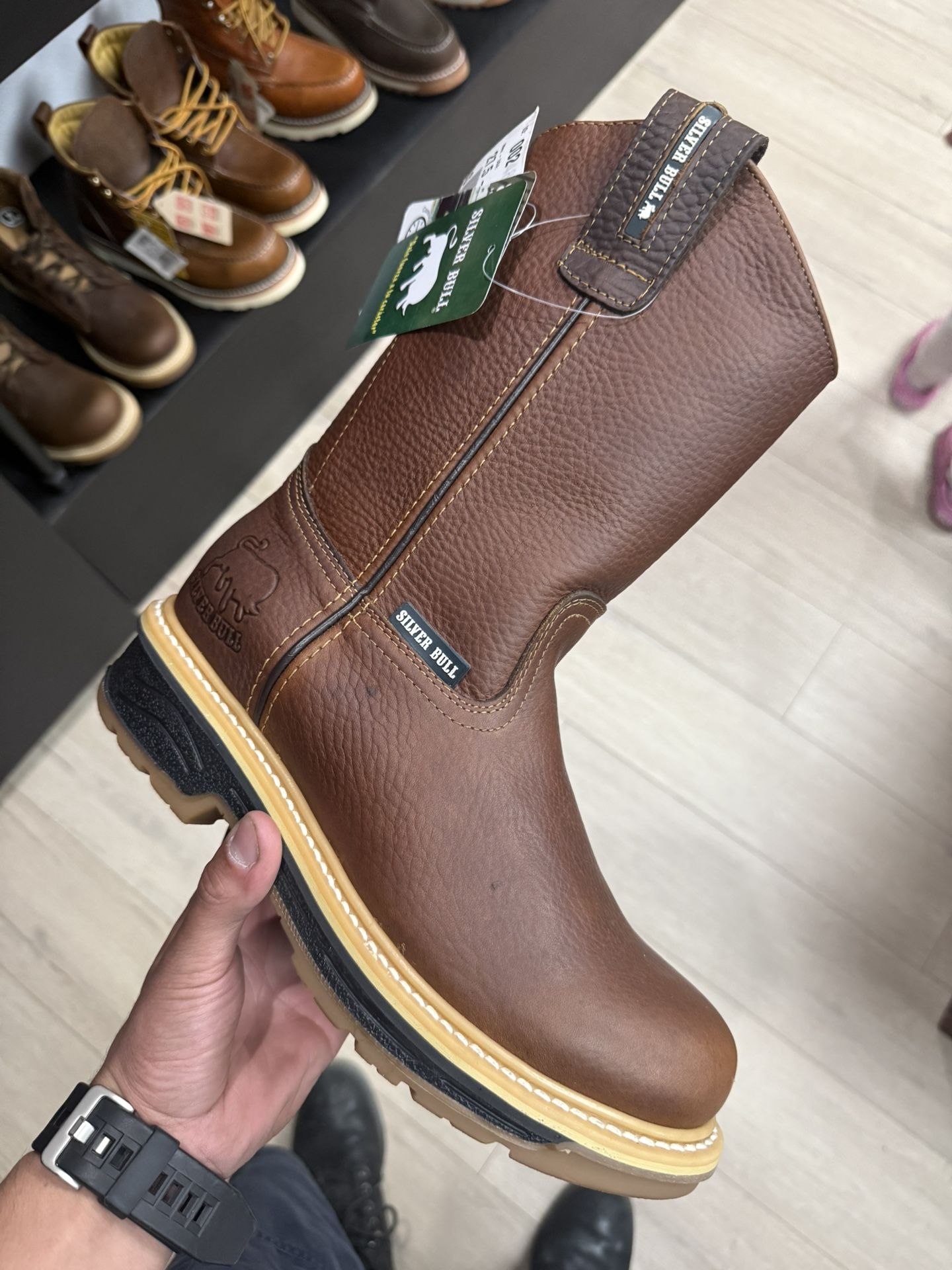Silver Bull Work Boots Size 6-13