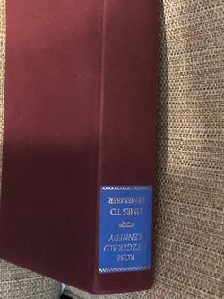 Times to Remember by Rose Fitzgerald Kennedy Hardcover