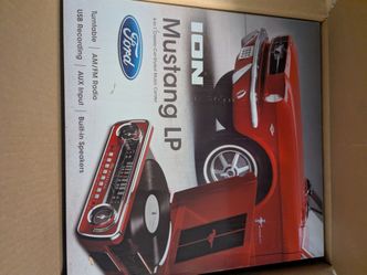 Ion mustang LP record player brand new
