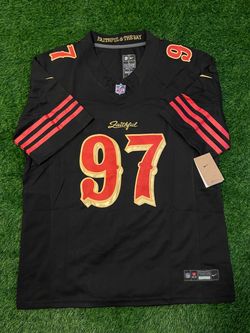 San Francisco 49ers Nick Bosa Rivalries Collection Jersey Men’s Large
