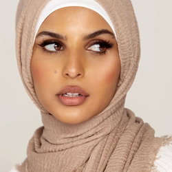Veiled Collection Everyday Crinkle Hijab - Hazelnut