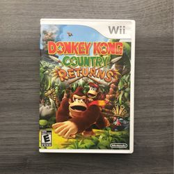 Wii Donkey Kong country returns
