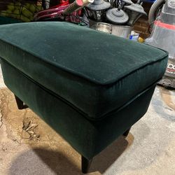 Green IKEA Ottoman Footstool 