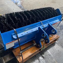 Mini excavator broom sweeper hydraulic 56” inch width 