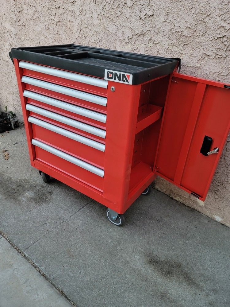 DNA Rolling Tool Box Toolbox Cart Chest Cabinet.. No Keys ..