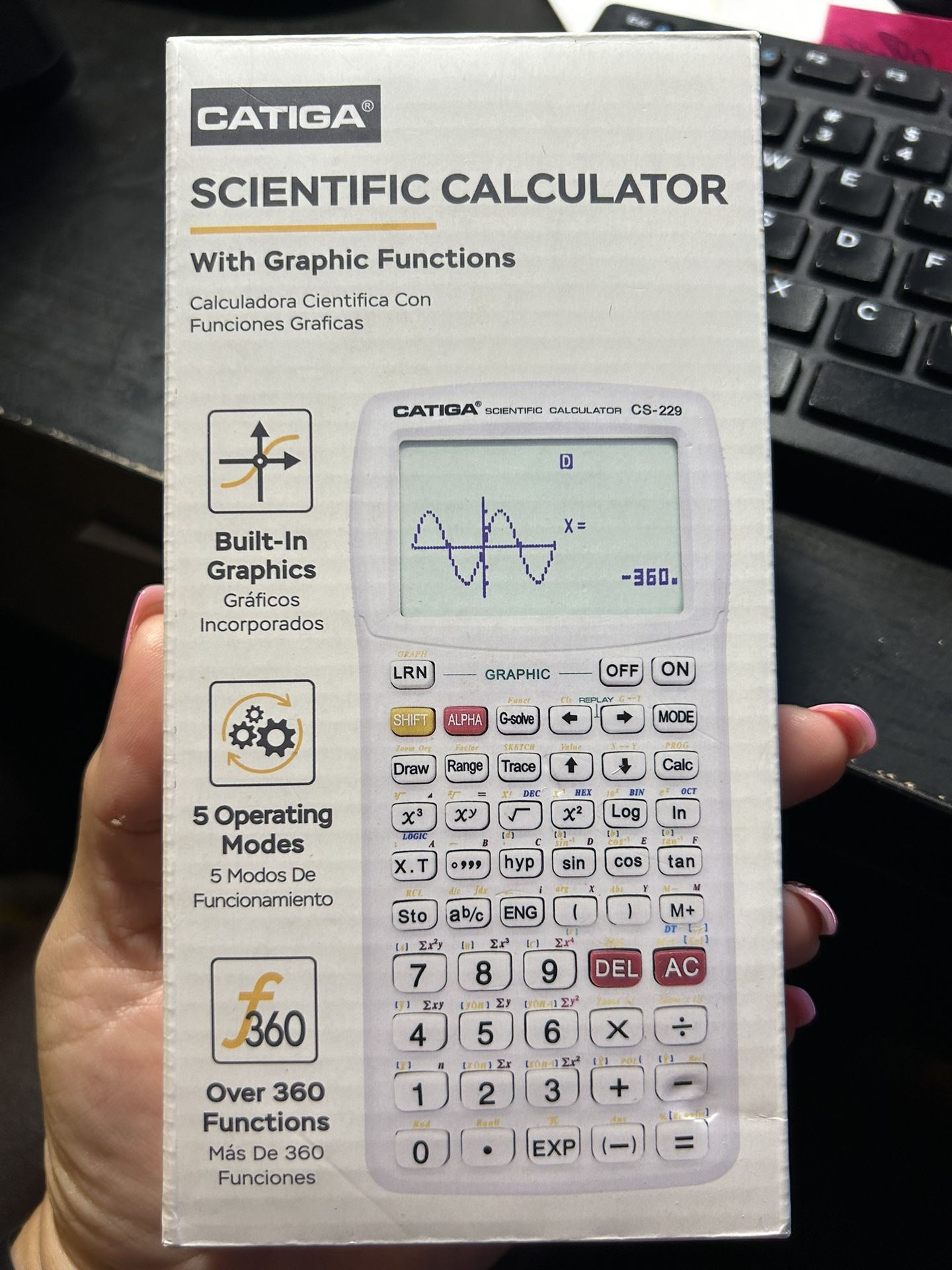Scientific Calculator With Graphic Functions Multiple Modes