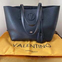 Valentino Handbag Black Leather