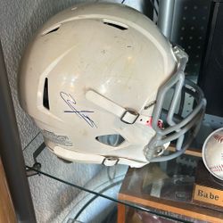 Autograph Football Helmet