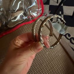 Silver Hoop Earrings