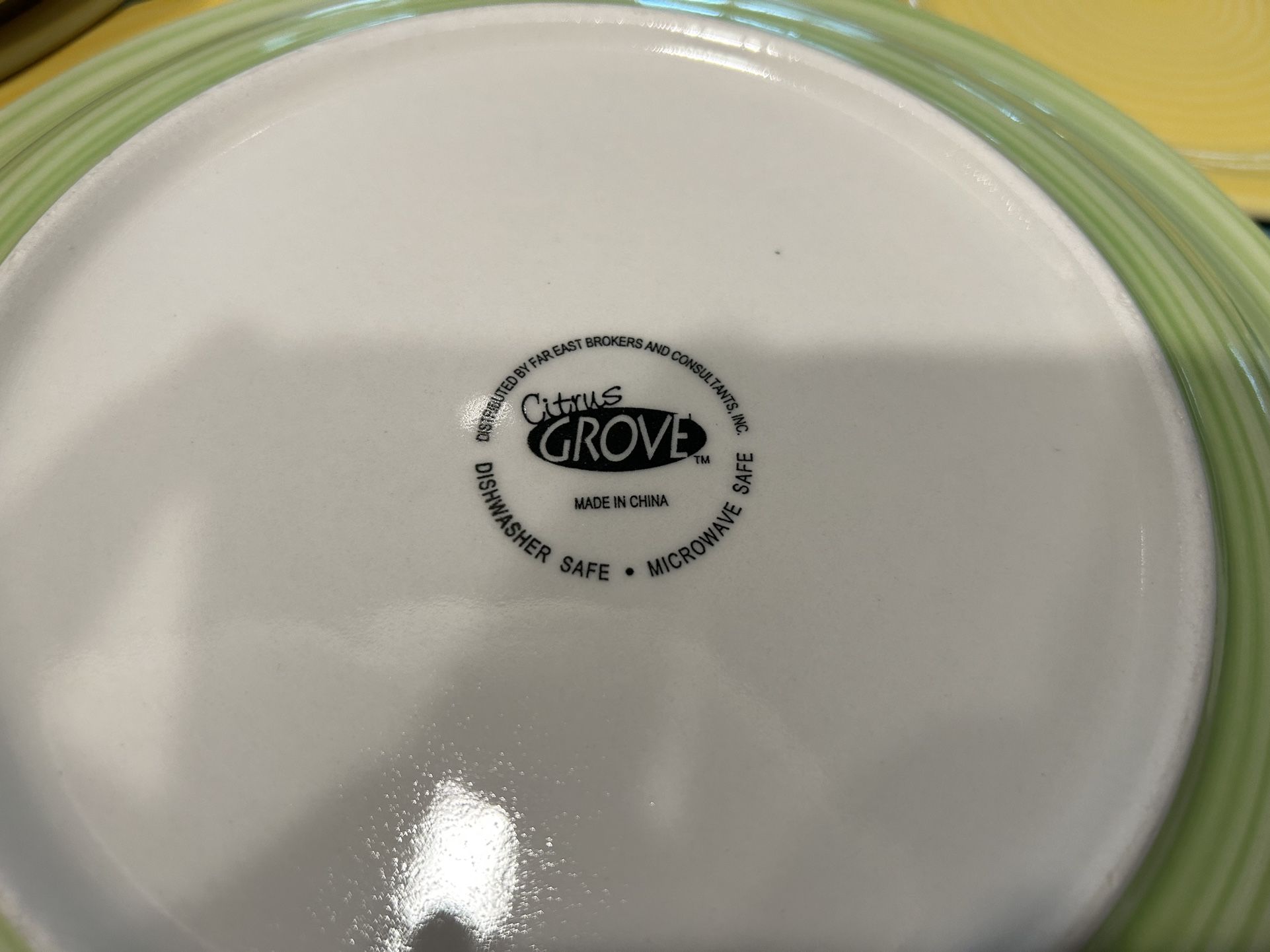 Citrus Grove Dishes