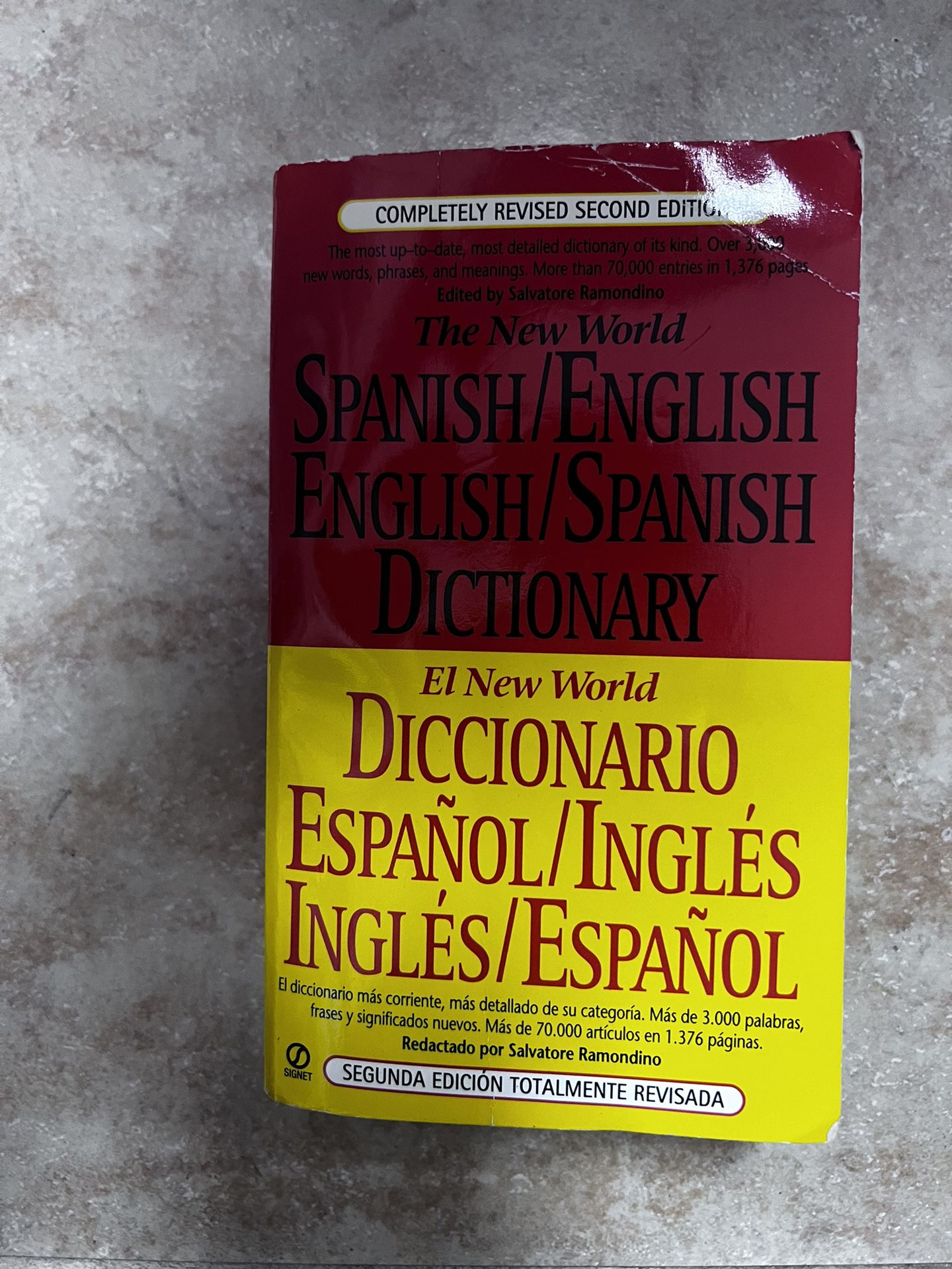 Free Book ENGLISH/ SPANISH DICTIONARY