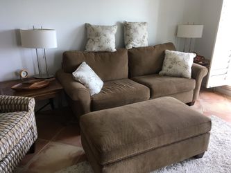 Large Couch with matching ottoman