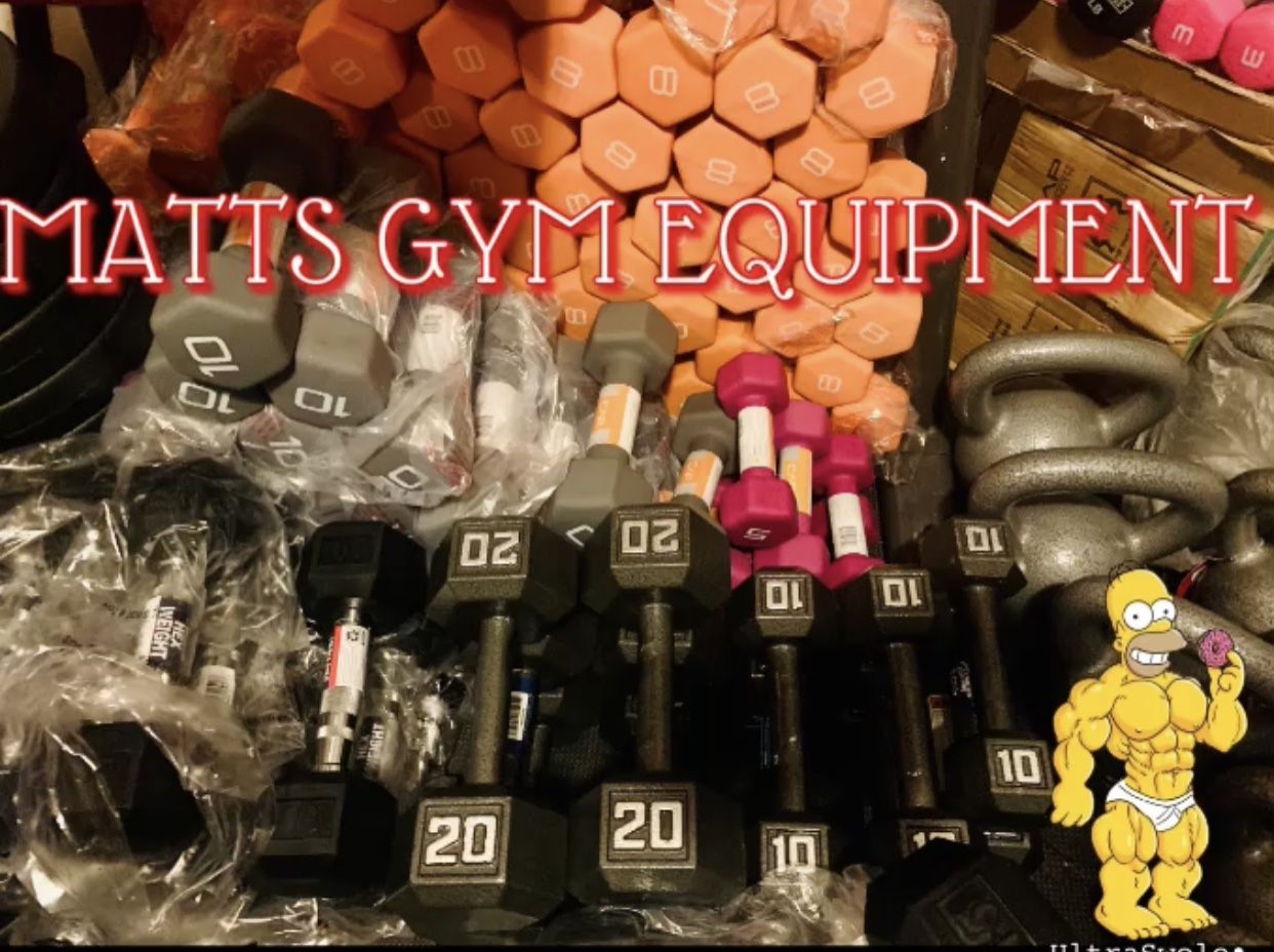 Dumbbells Dumbbells Dumbbells $1.99 per Pound