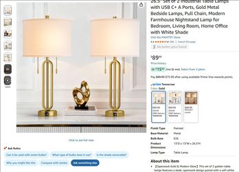 Modern Farmhouse Table Lamps