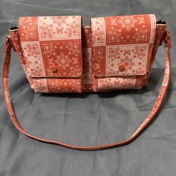 Madden Girl Red Paisley Handbag 