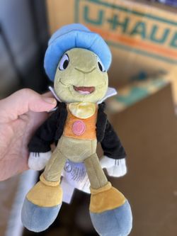 Rare Disney Jiminy Cricket Plush Toy 10" 