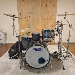 Drum Set, Hardware And Cymbals