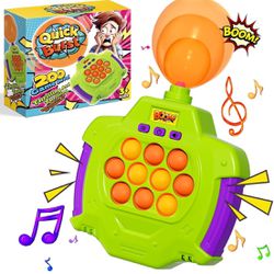 Pop Fidgets Kids Games Toys, Handheld Sensory Game with Balloons, Quick Push Gam