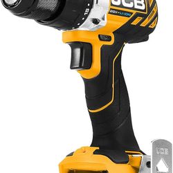 JCB Tools - JCB 20V Cordless Brushless Drill Driver Power Tool - No Battery - Variable Speed - Forward And Reverse Rotation - For Home Improvement, Dr