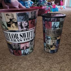Taylor Swift The Eras Tour Bucket + Cup Set