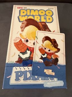 WOODY Dimoo World x Pixar Vinyl Plush Pendant