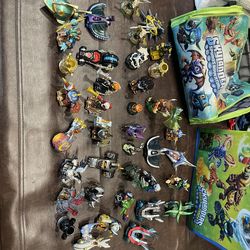 Skylander lot 80+ figures with games, portals, and accessories