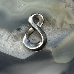 Sterling Silver Infinity Pendant Endless Love Charm