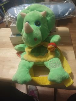 Dino bag to carry things in with straps