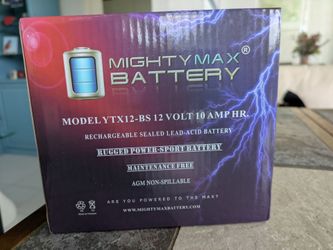 YTX12-BS motorcycle battery