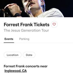 Forrest Frank Concert Tickets (3 Tix)