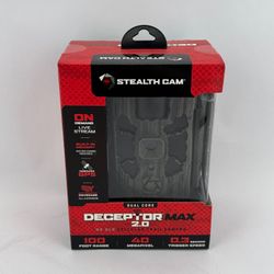 New Stealth Cam Deceptor Max 2.0 No Glo Cellular Trail Camera