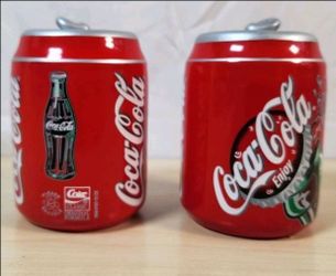 Coca-Cola Ceramic Salt and Pepper Shakers
