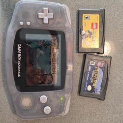 Gameboy Advance And 3 Games