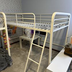 Metal Loft Bed Frame