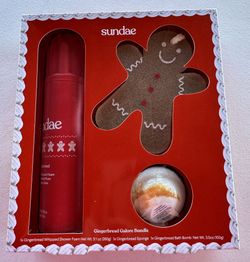 New Unopened Sundae Gingerbread Galore Gift Set - 3pc