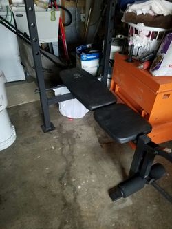 Bench w/45lb bar