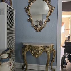 Entry Table and Mirror