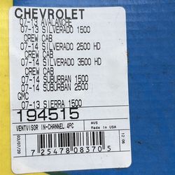 In-Channel Vent Visors