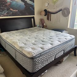 Cal King Solid Wood Bed Frame