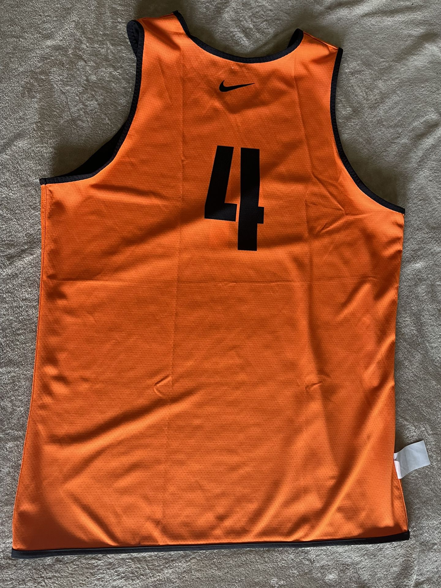 Nike FIBA 3x3 Reversible Jersey #7 Black Orange Men’s 3XL New Without Tags