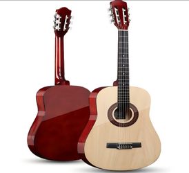 38 Inch Wooden Guitar Brandy New Open Box